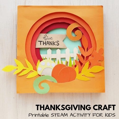 Thanksgiving Papercraft in 3D