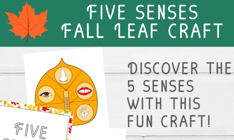 Fall Five Senses Activities (Free Printable)