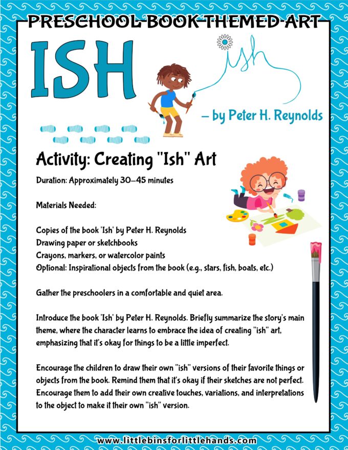 preschool activity book ideas