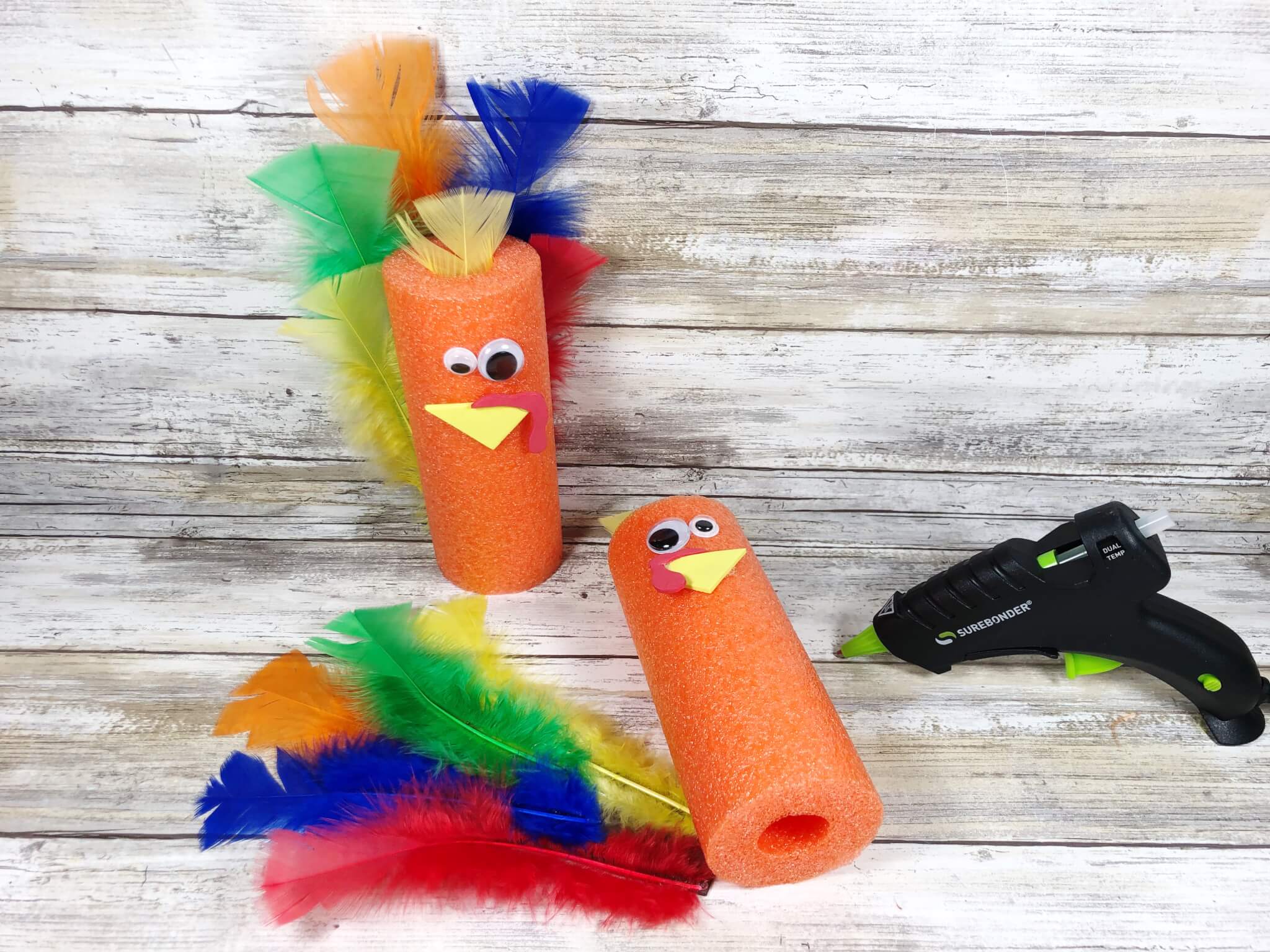Pool Noodle Turkey Craft Little Bins for Little Hands