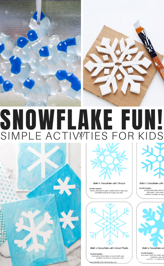 23 Snowflake Crafts For Kids - Little Bins for Little Hands