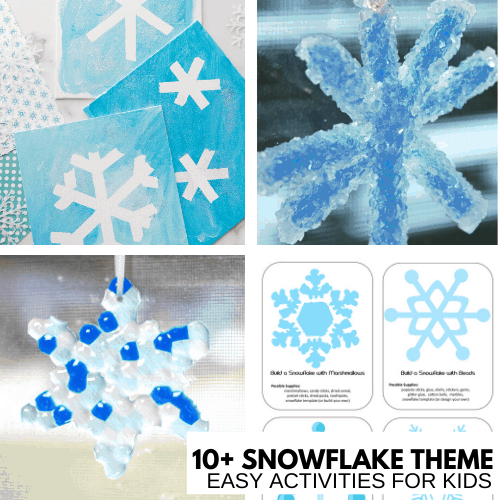 23 Snowflake Crafts For Kids