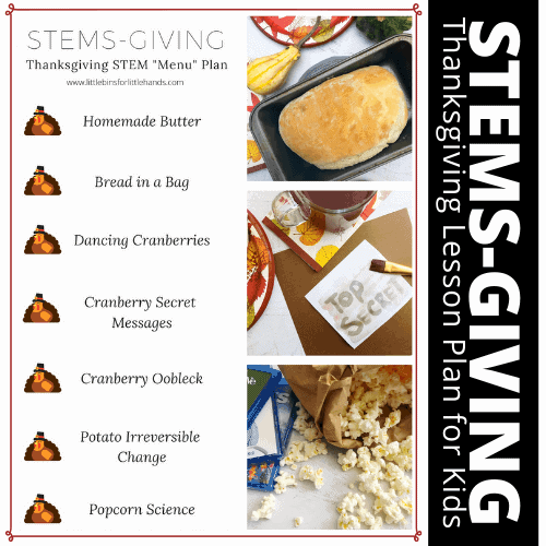 Thanksgiving Lesson Plans for a Kid Friendly STEMs-Giving!