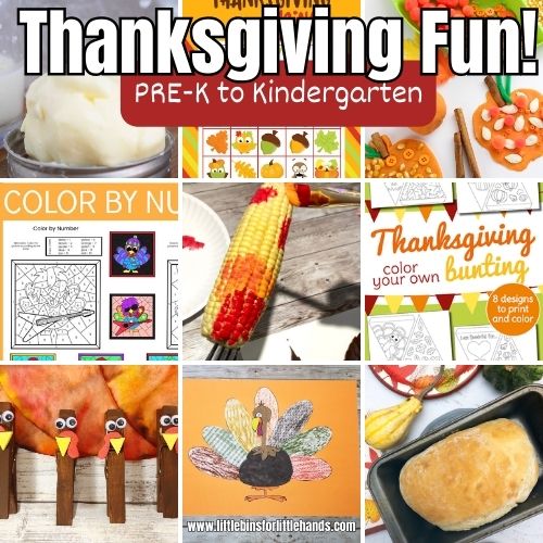 25 Preschool Thanksgiving Activities