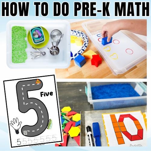Preschool Math Activities