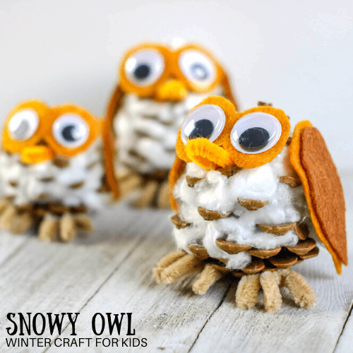 Snowy Owl Winter Craft