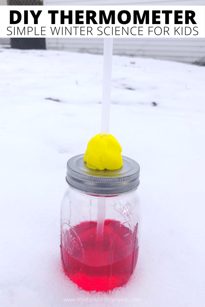 Homemade Thermometer Science Experiment - Teach Beside Me