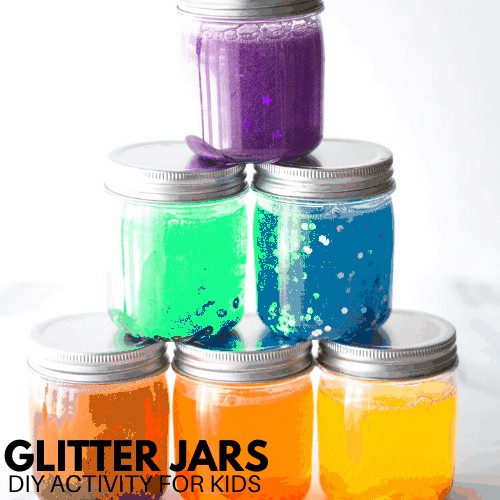 Chill Out: DIY Glitter Jars