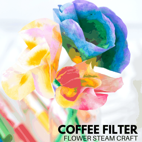 How To Make Coffee Filter Flowers