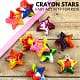 make crayon stars with kids