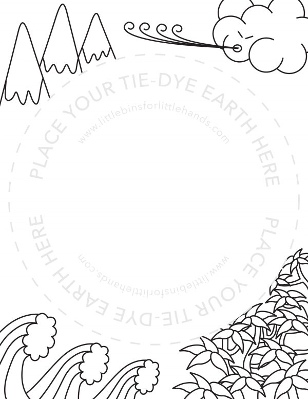 Earth Day Coffee Filter Craft Little Bins for Little Hands