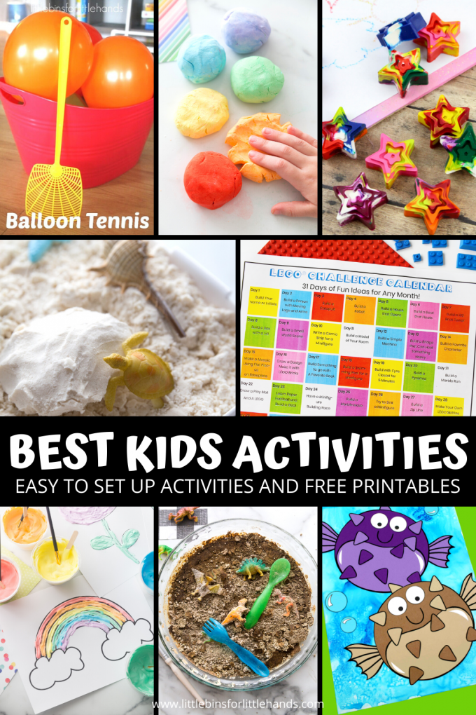 100 Fun Indoor Activities for Kids - Little Bins for Little Hands