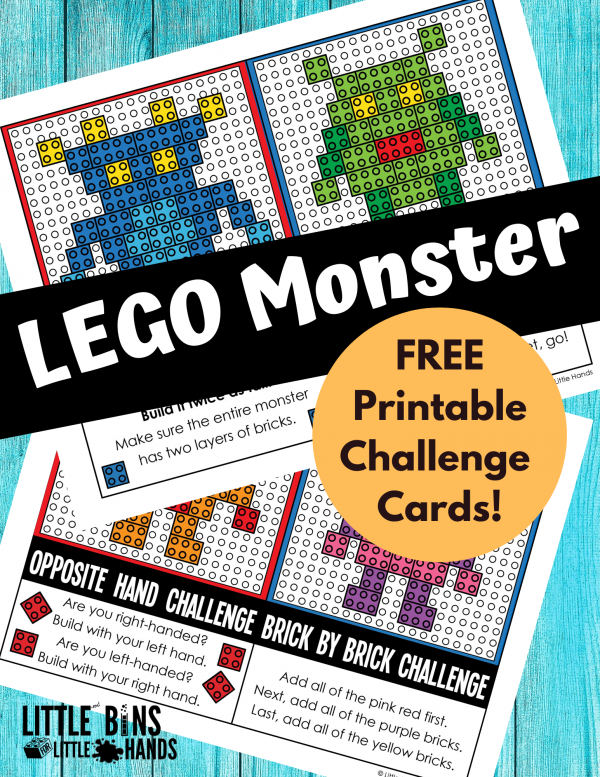 LEGO Monster Challenges | Little Bins for Little Hands