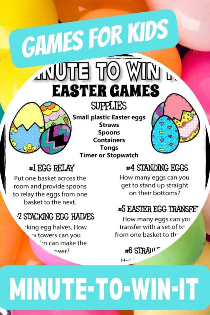 Easter minute to win it games