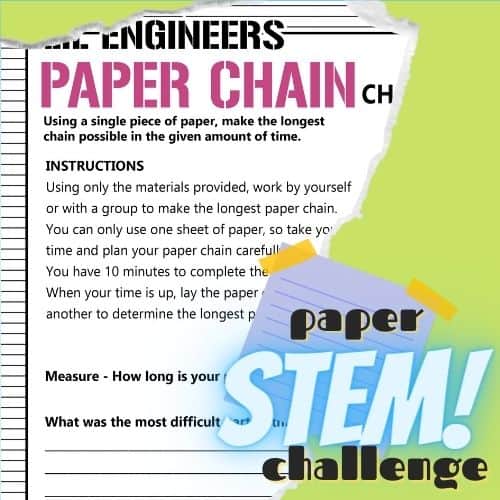 Amazing Paper Chain Challenge