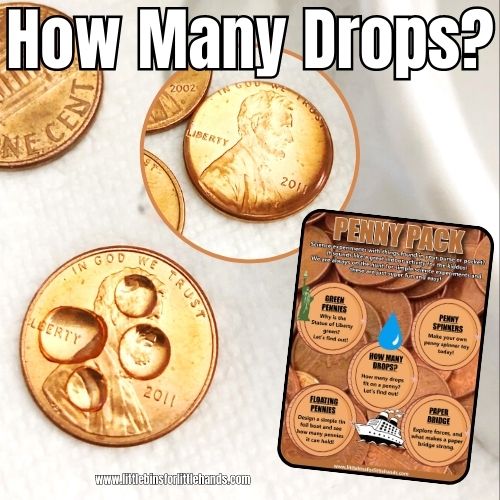 Drops Of Water On A Penny