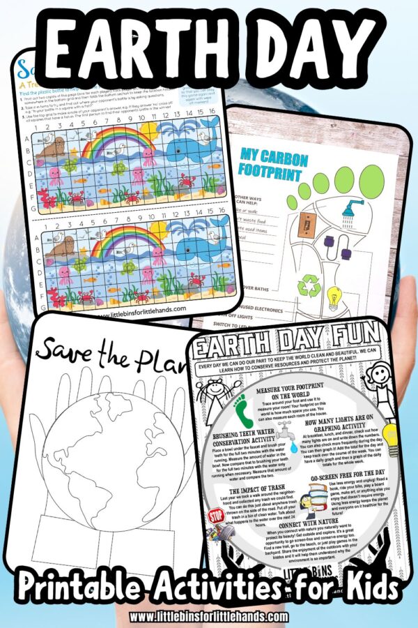 Earth Day Printables For Kids | Little Bins for Little Hands
