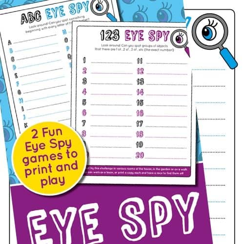 I Spy Games For Kids (Free Printable)