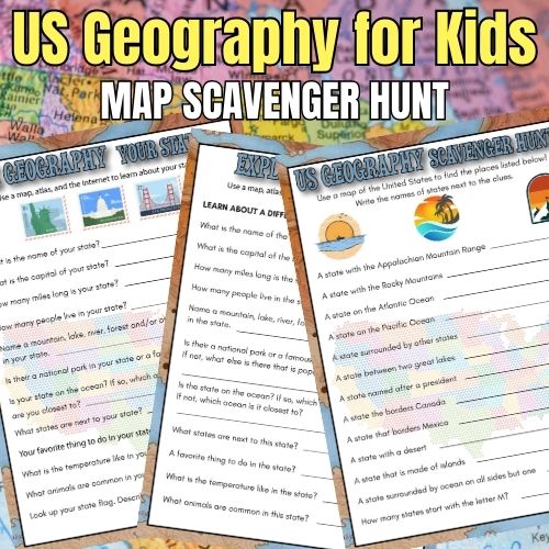 Geography Scavenger Hunts