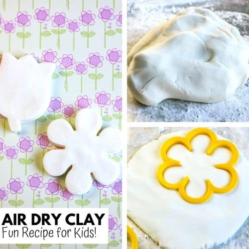 Easy Air Dry Clay Recipe - Little Bins for Little Hands