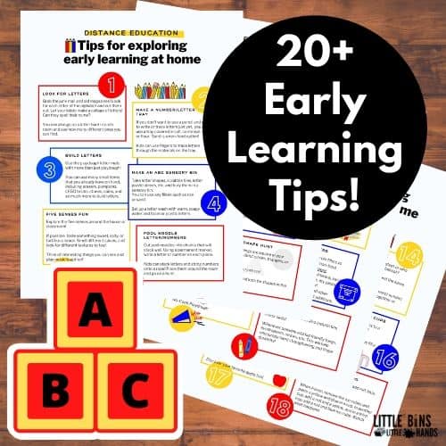 20 Preschool Distance Learning Activities