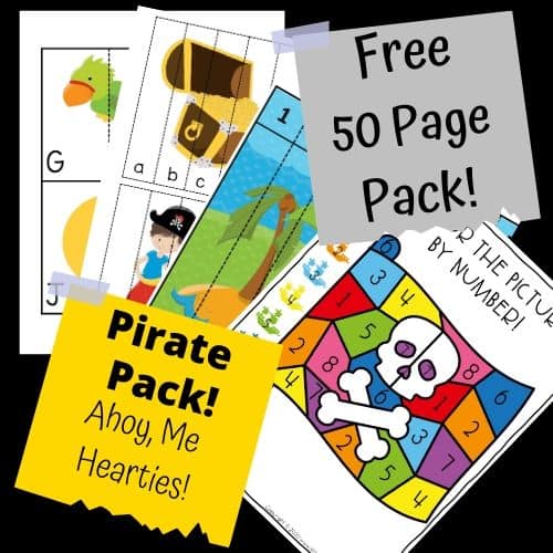 Ahoy Matey! Fun Pirate Activities for First Mates (FREE Pack)!