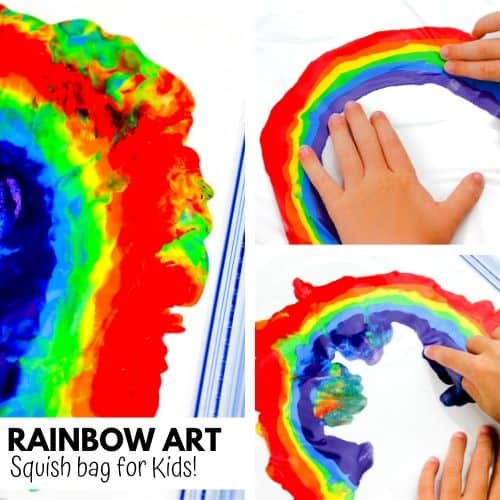 Rainbow In A Bag Art For Kids