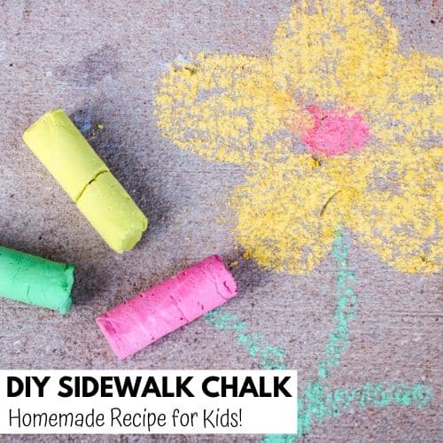 Homemade Sidewalk Chalk for Classic Outdoor Fun!