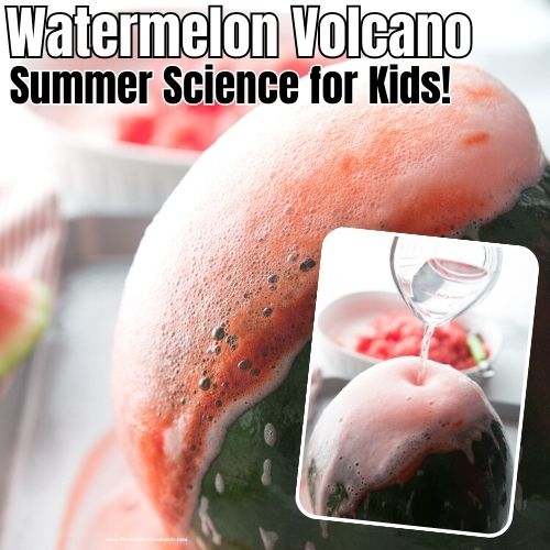 Exploding Watermelon Volcano| Little Bins for Little Hands