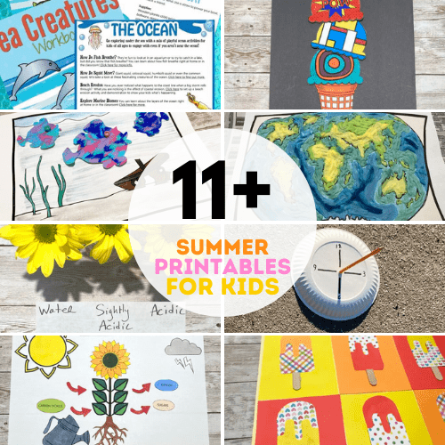 summer printables for kids