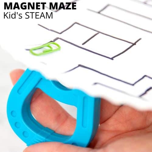 DIY Magnetic Maze Puzzle