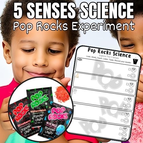 5 Senses Pop Rocks Experiment