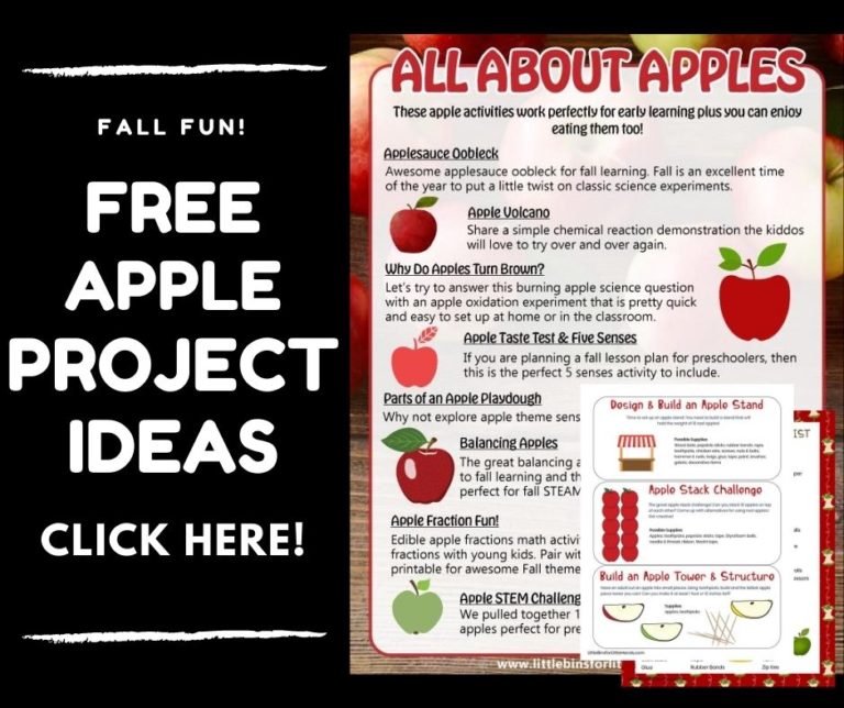 Apple Experiments For Kids - Little Bins for Little Hands