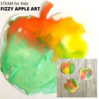 Apple Stamping Craft For Fall - Little Bins for Little Hands