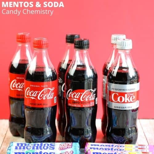 Erupting Mentos and Coke Experiment