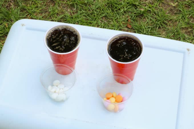 Erupting Mentos and Coke Experiment - Little Bins for Little Hands