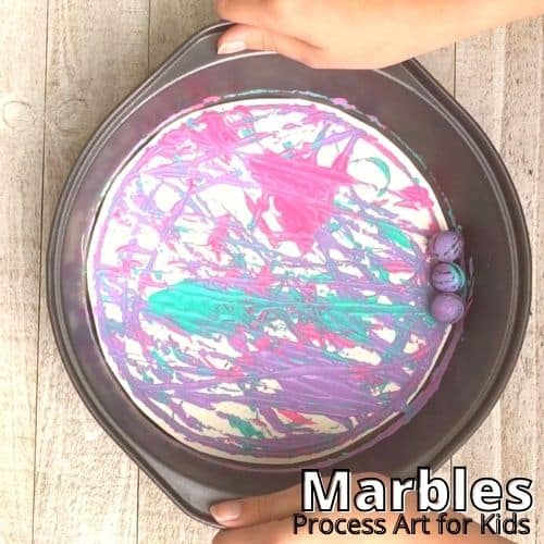 Marble Painting For Process Art