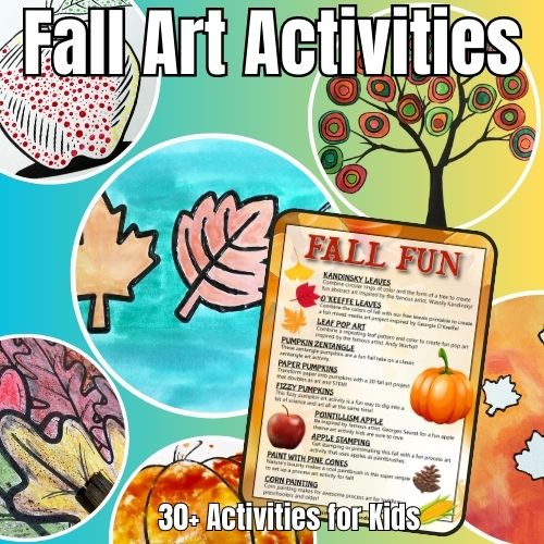 30 Easy Fall Art Activities, Crafts Too!