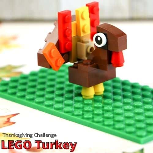 LEGO Turkey Instructions For Thanksgiving