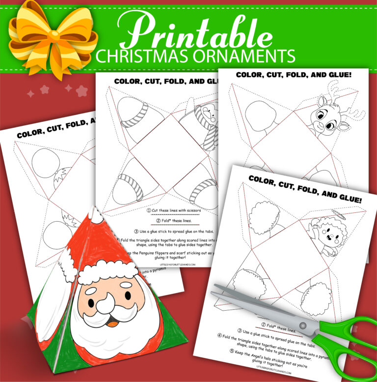 Christmas Ornaments Printable (Free Download)