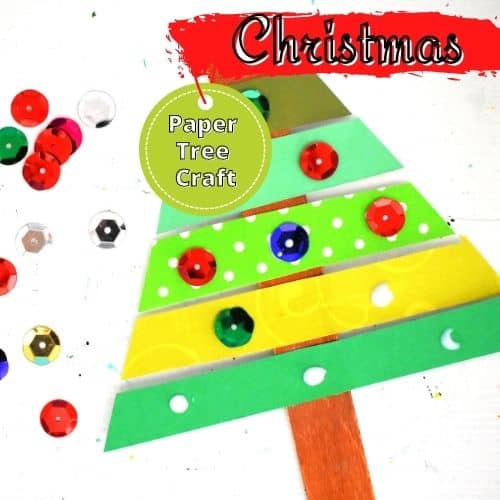 Paper Strip Christmas Tree