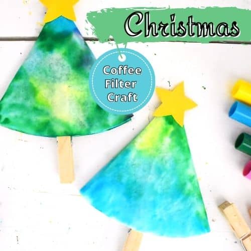 Coffee Filter Crafts for Kids: Coffee Filter Snowman Craft - Look
