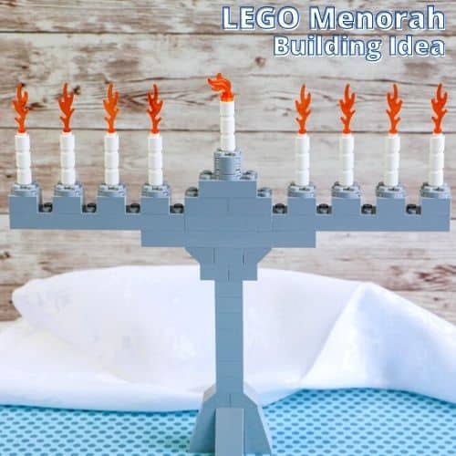 LEGO Menorah For Hanukkah