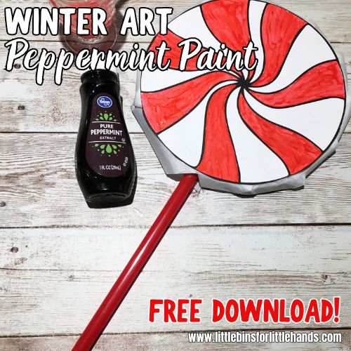 Make A Paper Lollipop With Scented Peppermint Paint