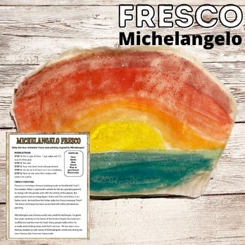 Michelangelo Fresco Painting For Kids