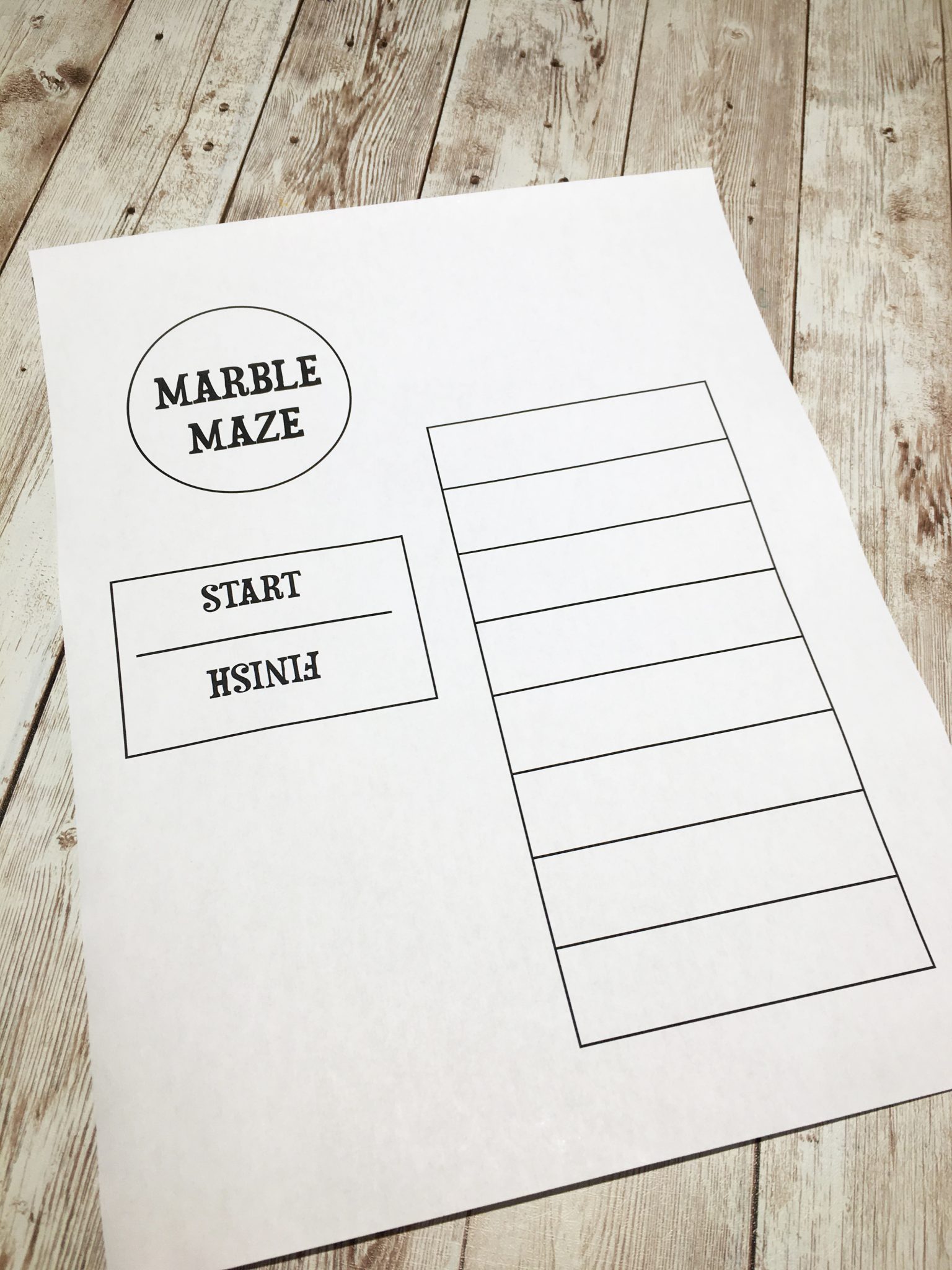 Marble Maze - Little Bins for Little Hands
