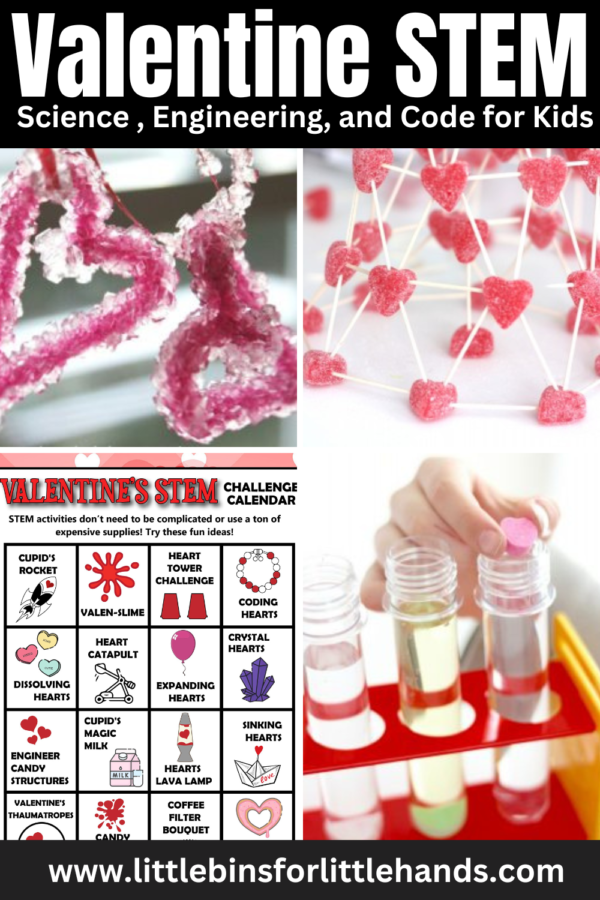 Valentines Day STEM activities and Science experiments