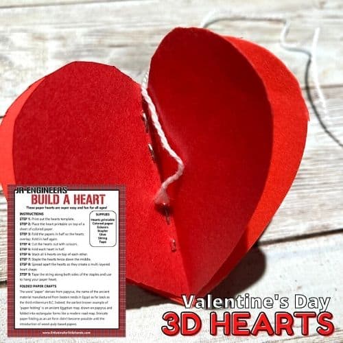 3D Valentine Heart Craft