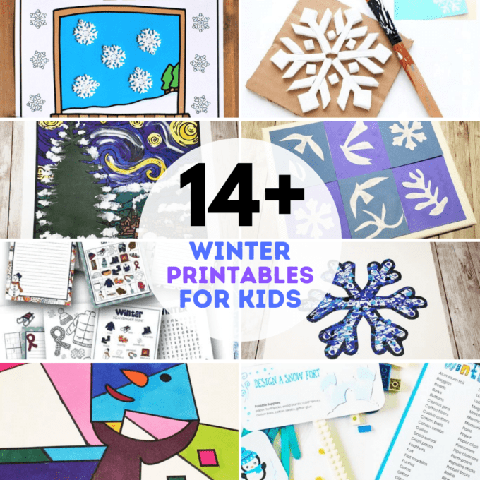Winter printables for kids.
