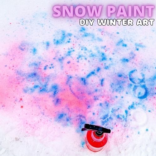 Painting Snow For Outdoor Winter Art